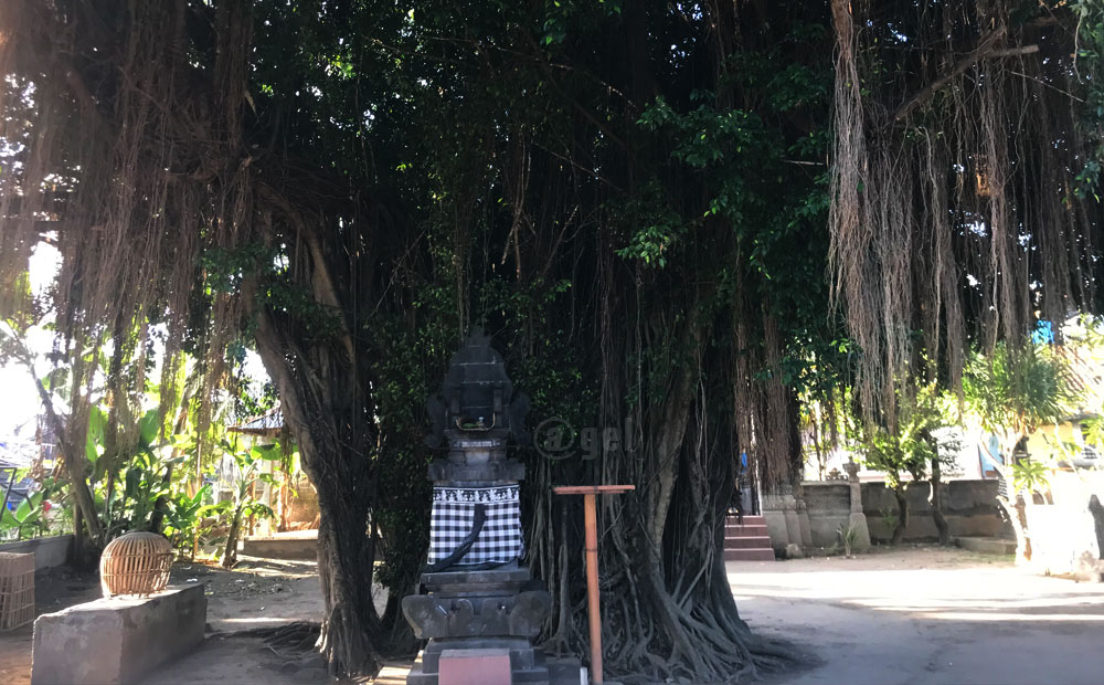pelinggih wong samar pura taman beji penyampuhan
